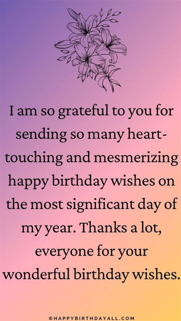 Heartfelt Birthday Gratitude: Express Your Thankfulness