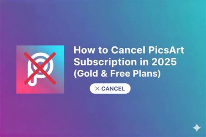 How to cancel picsart subscription