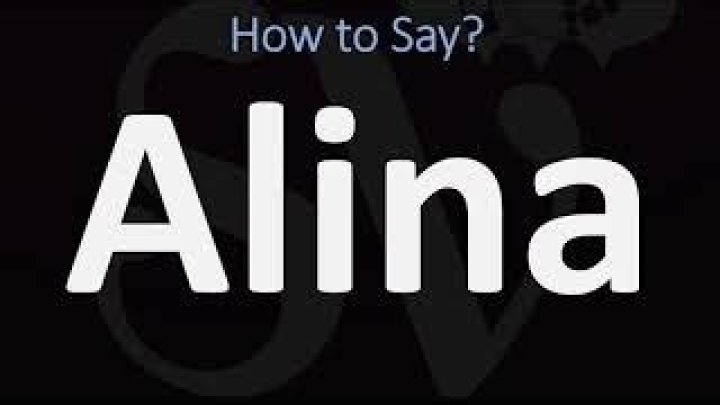 How to pronounce alina