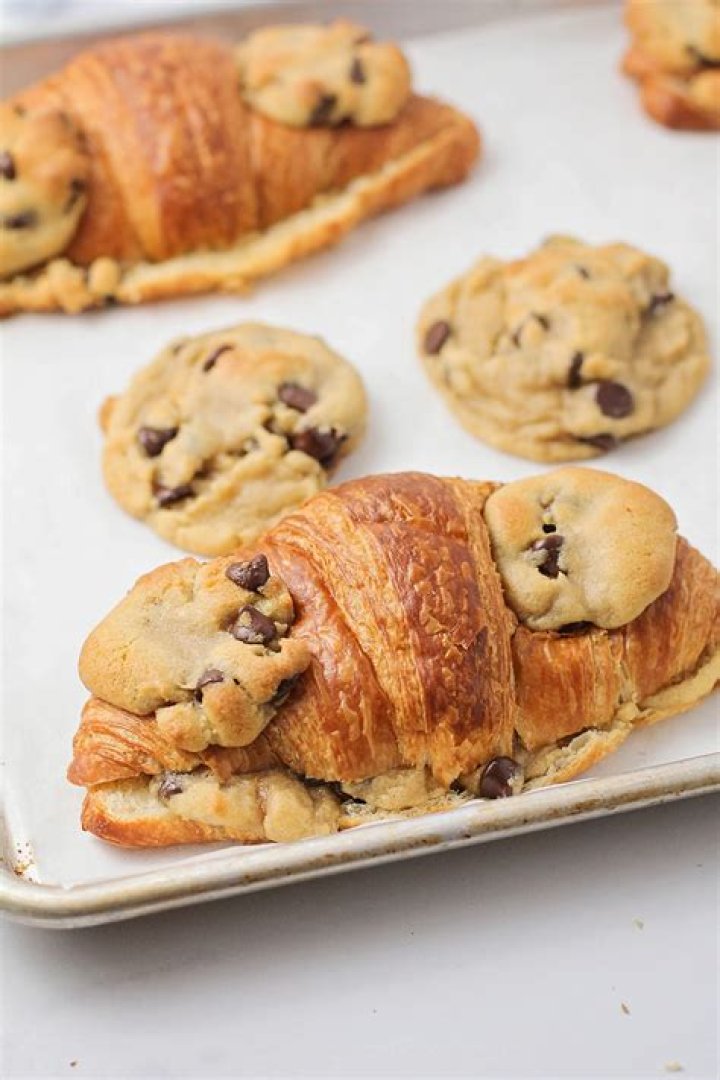 Indulge In The Delightful Fusion Of Chocolate Chip Cookie Croissant