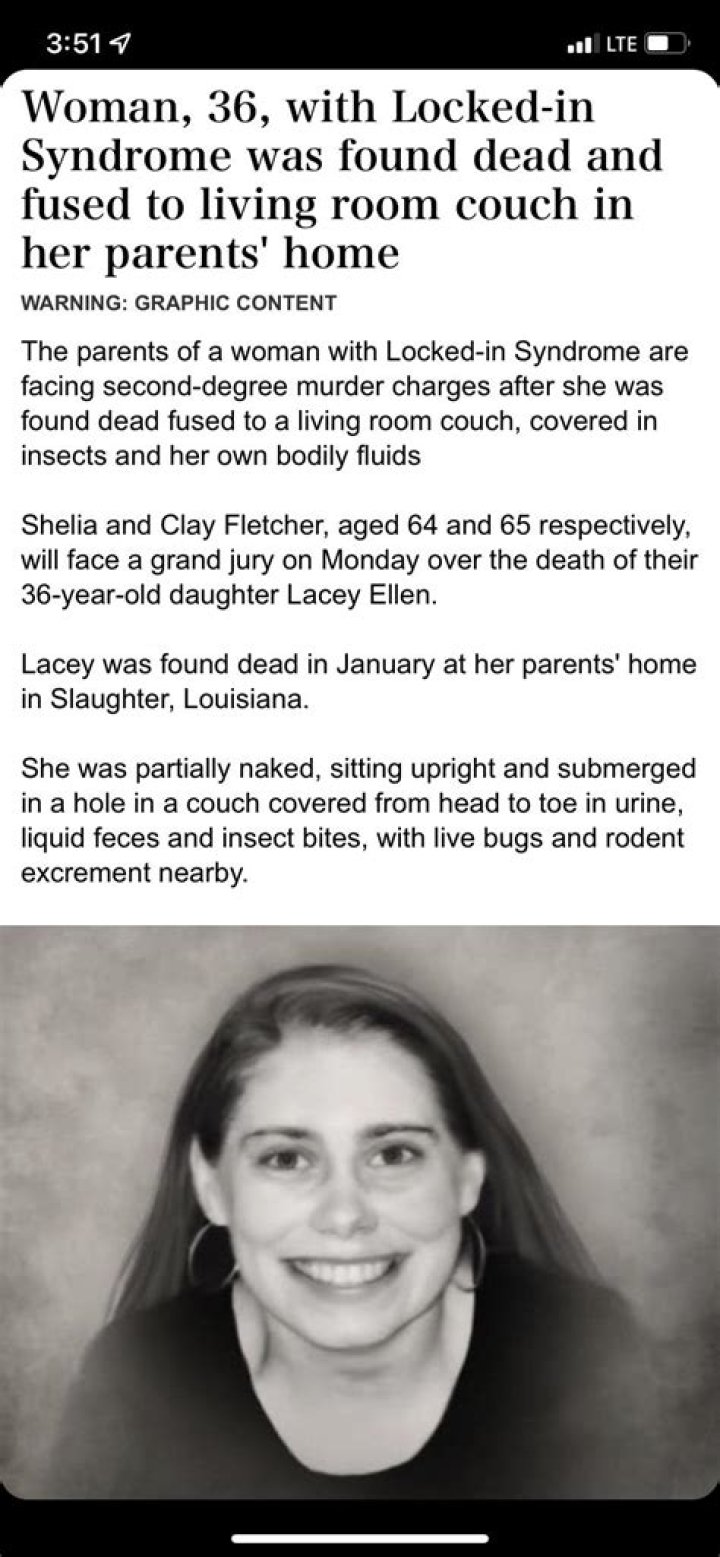 The Inspiring Journey Of Lacey Fletcher: Triumph Over Locked-In Syndrome