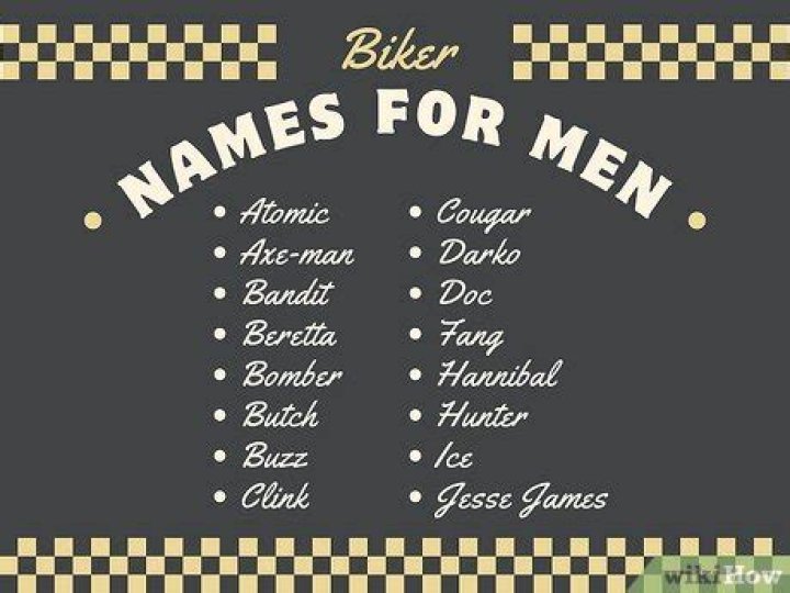 The Ultimate Guide To Cool And Unique Male Biker Names