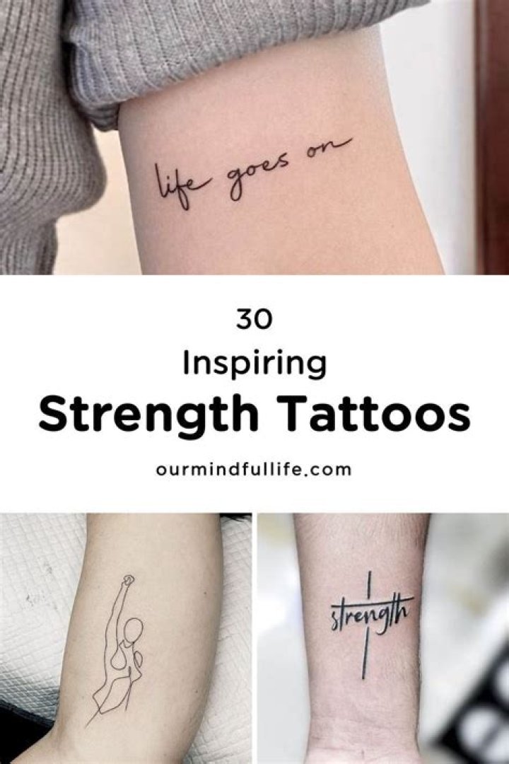 Mighty Strength Tattoos: Symbols Of Resilience And Empowerment