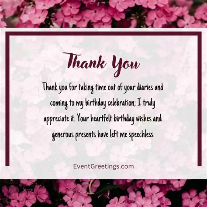 Heartfelt Thanks: A Collection Of Quotes To Express Gratitude For Birthday Wishes