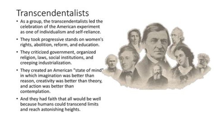 What transcendentalists believed